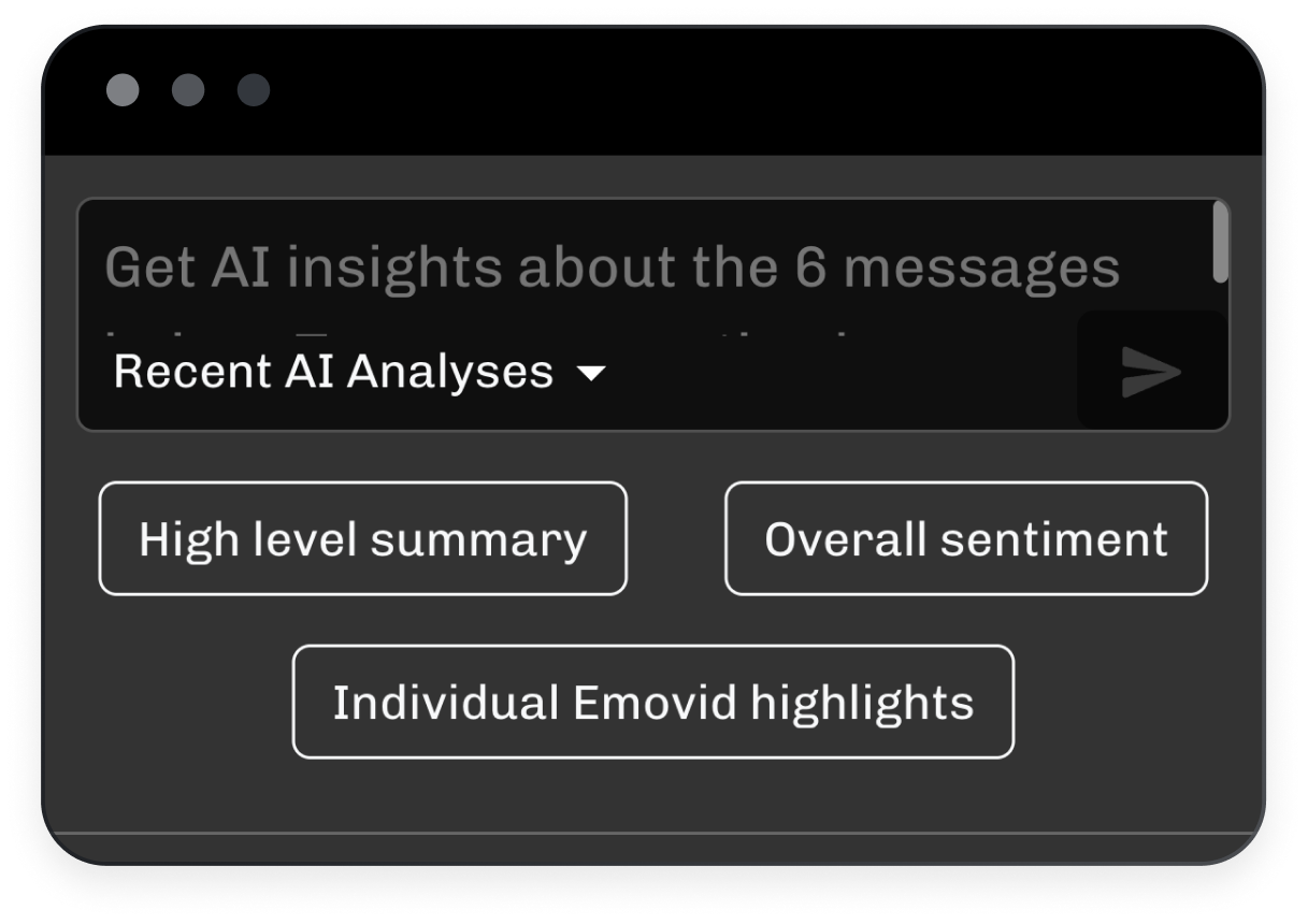 Use AI to analyze response threads